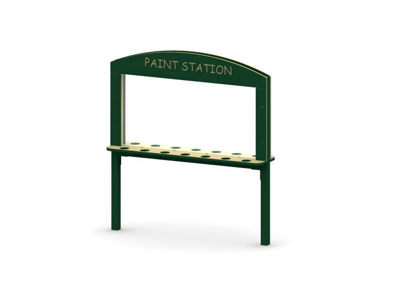 Outdoor Playground Paint Easel Station