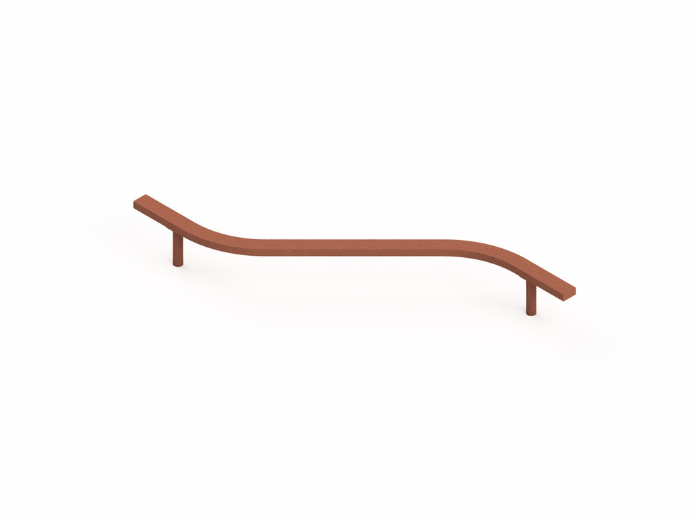 Curved Playground Balance Beam