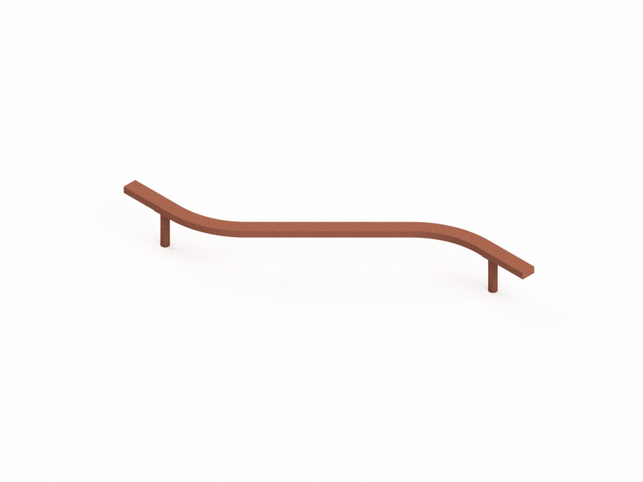Curved Playground Balance Beam