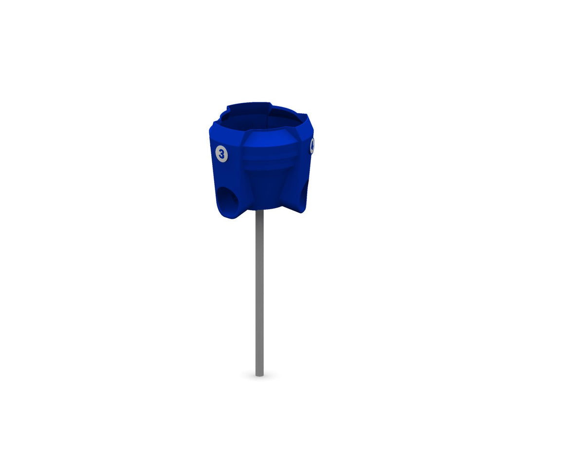 Playground Basketball Hoop with Pole, One-Piece