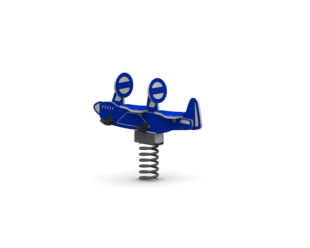 Airplane Playground Spring Rider, 2-Seat