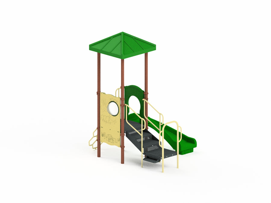 Quick-Ship Commercial Play Structure #1, Ages 2-12