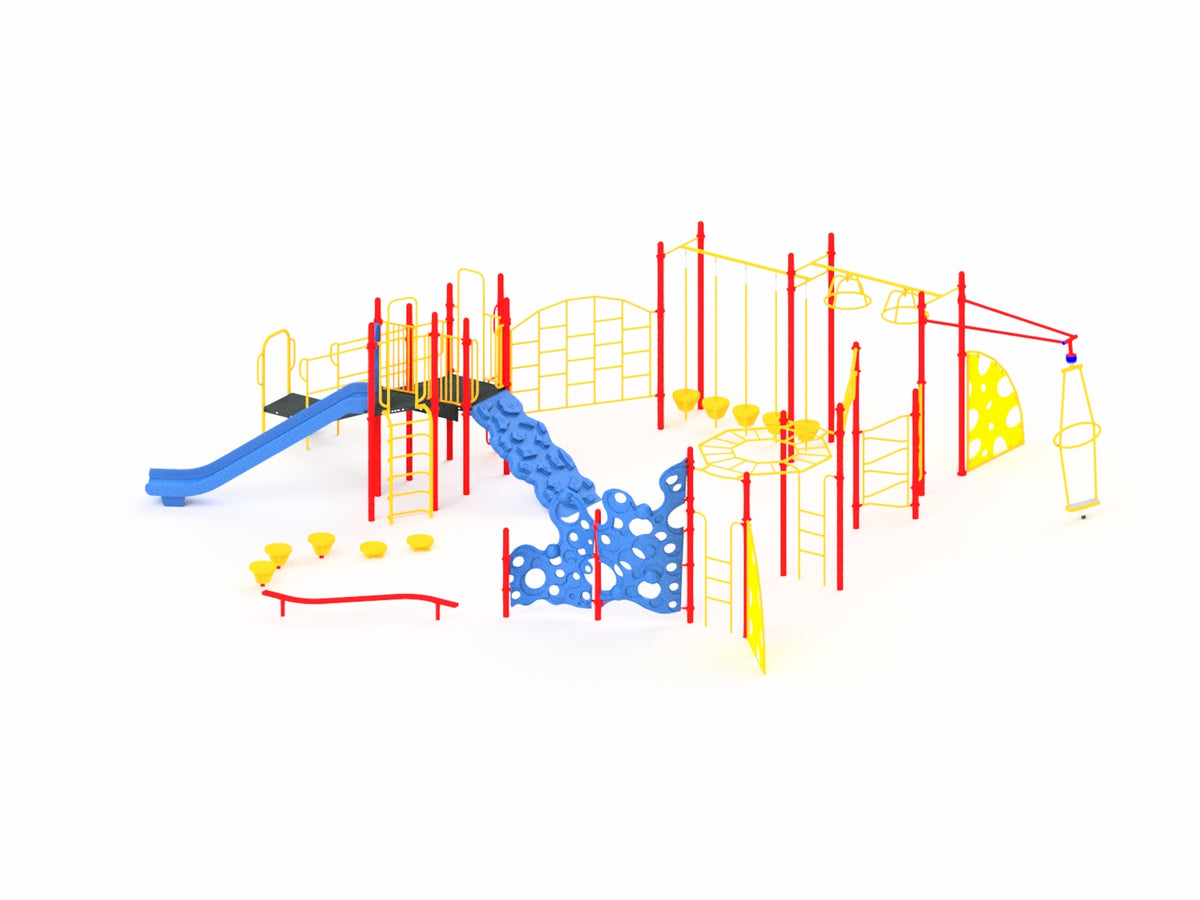 Sky Walker Commercial Play Structure, Ages 5-12