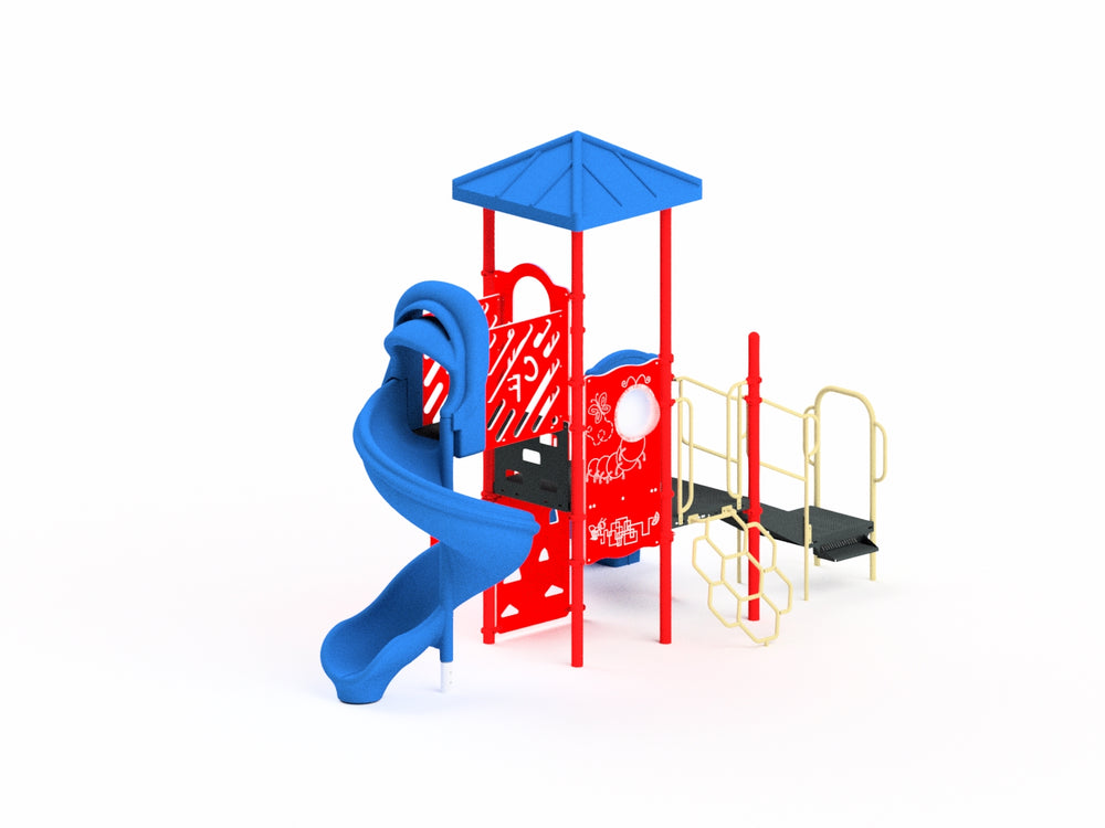 Quick-Ship Commercial Play Structure #3, Ages 2-12