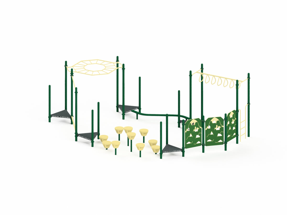 Boot Camp Commercial Play Structure, Ages 5-12