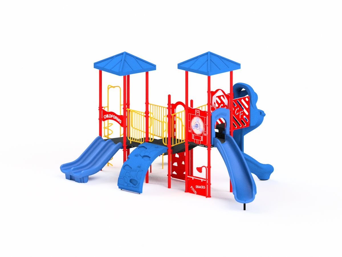 Stone Mountain Commercial Play Structure, Ages 2-12