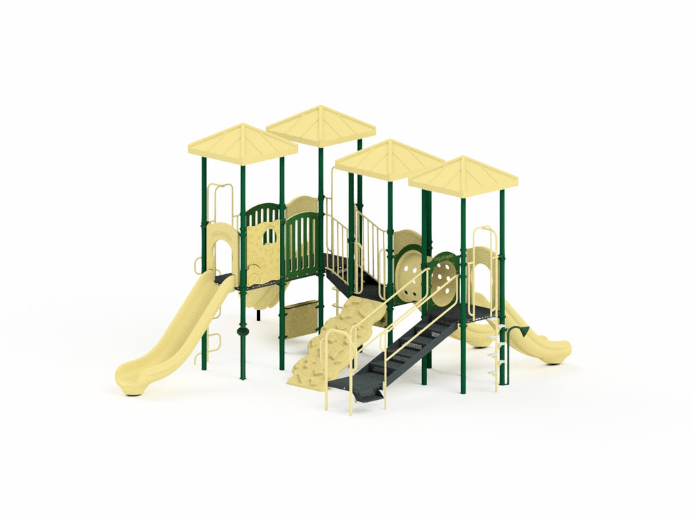 Compass Commercial Play Structure, Ages 5-12