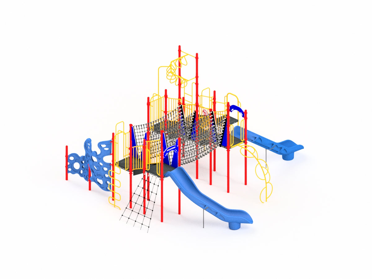 Commercial Play Structure, Ages 5-12 (Model 35657)