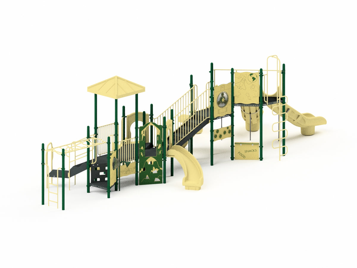 Thunder Island Play Structure with Shade Canopy, Ages 5-12