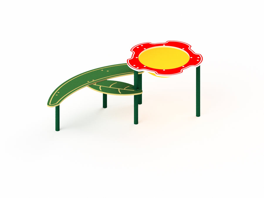Single Flower Sand and Water Play Table