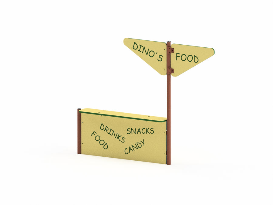 Dino's Food Stand Trike Track Play Stand