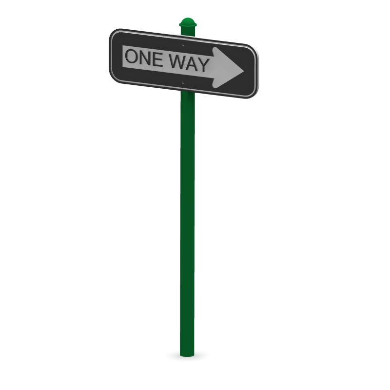 Trike Track One Way Sign