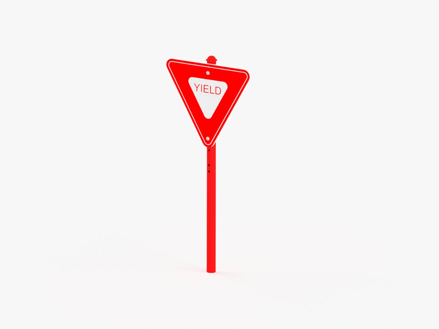 Trike Track Yield Sign