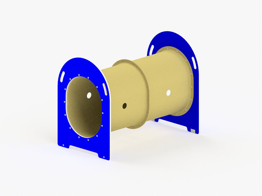 Double Playground Crawl Tube with 2 Plain Entrances
