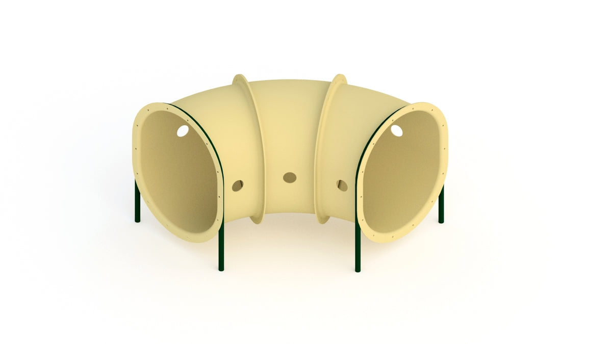 90-Degree Playground Crawl Tube, Direct Bury