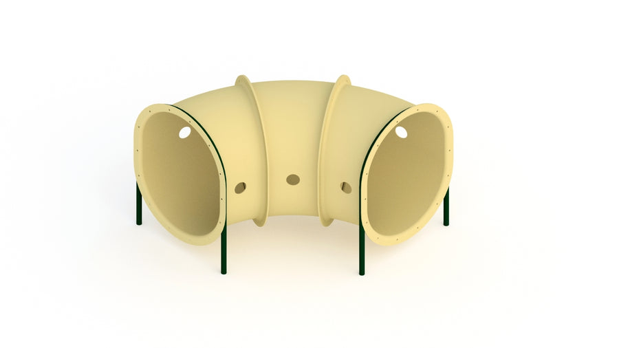 90-Degree Playground Crawl Tube, Direct Bury